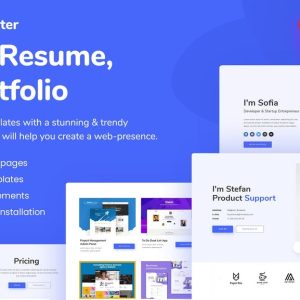 Careerster CVResume Elementor Template